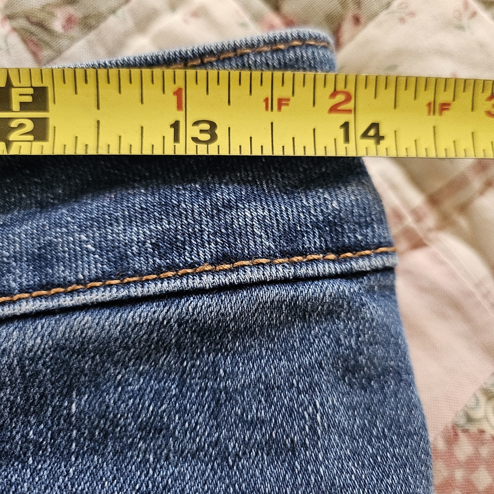 Wax Jean Women's Distressed Blue Denim Shorts - Picture 9 of 9